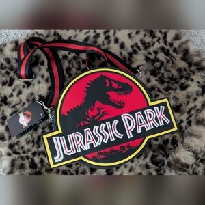 Jurassic Park Kids Crossbody Bag - Red and Black